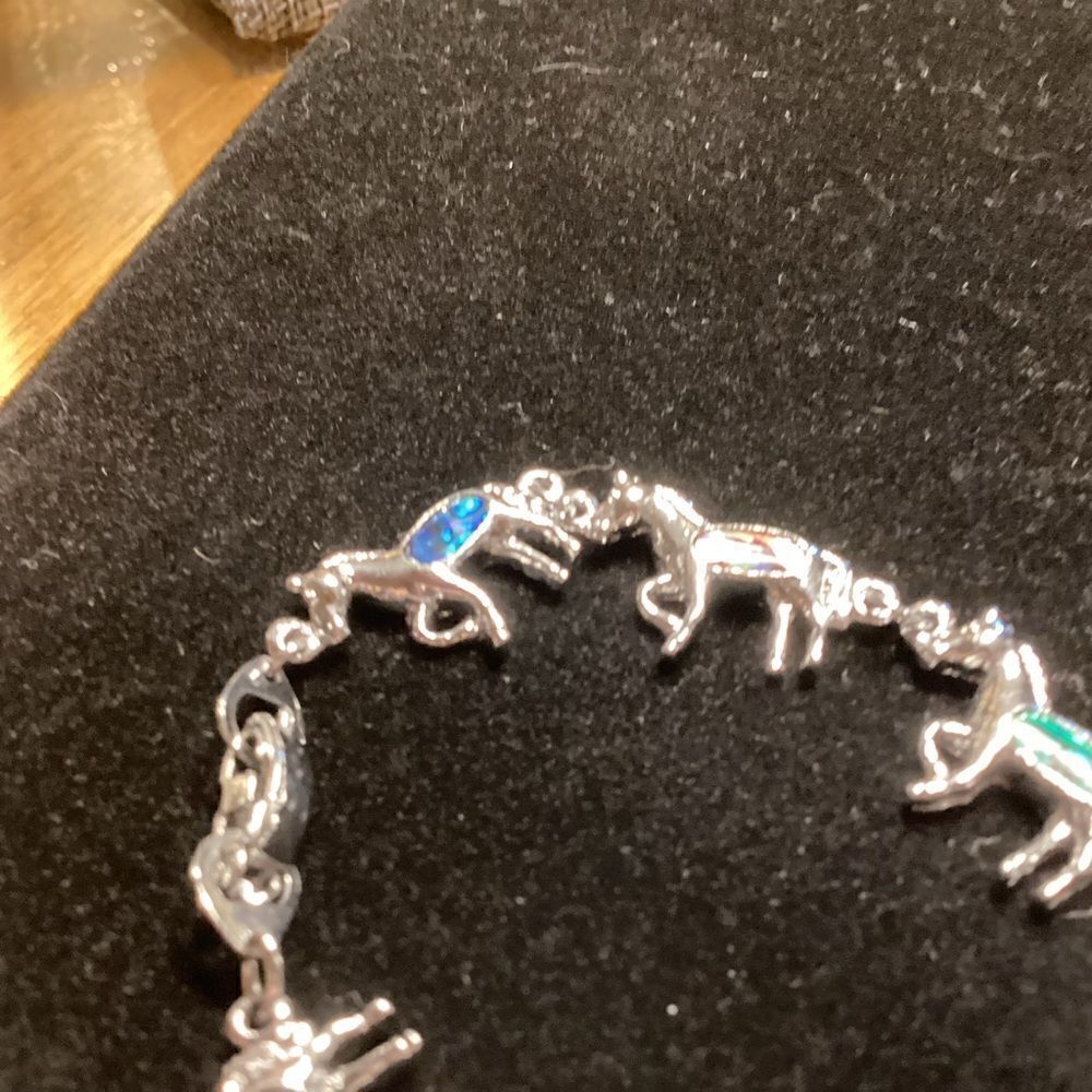 Set of Two Silvertone Bracelets - Picture 4 of 7